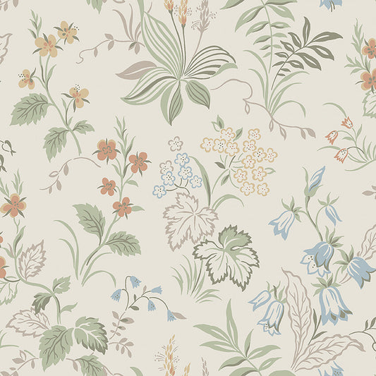Borastapeter Behang - Folklore - Beige