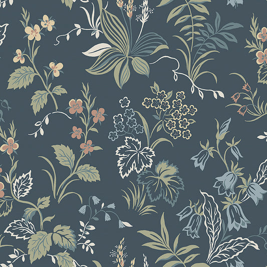 Borastapeter Wallpaper - Folklore 3262 - Blue