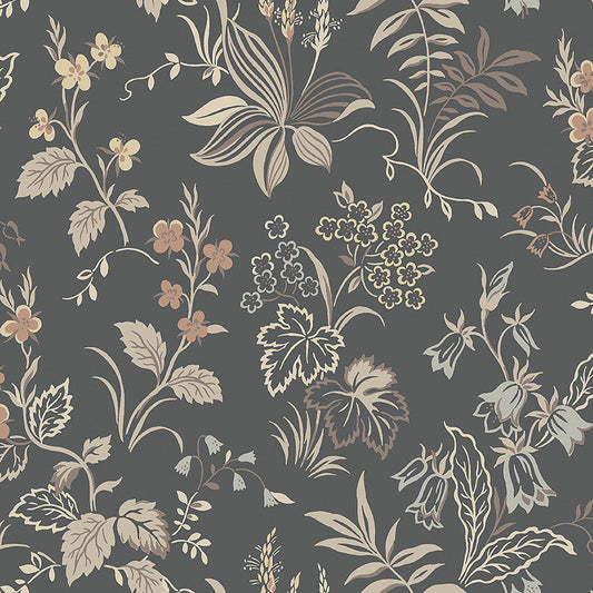 Borastapeter Wallpaper - Folklore - Charcoal (SALE)