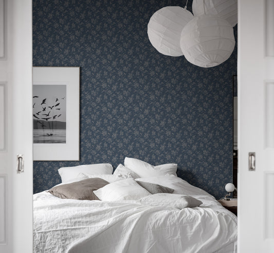 Borastapeter Tapete - Hip Rose 1177 - Blau