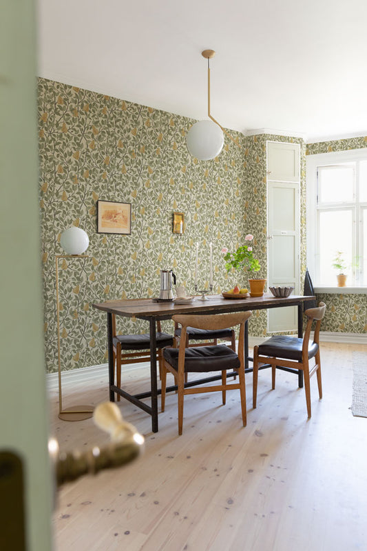 Midbec Wallpaper - Pirum - Green 13105