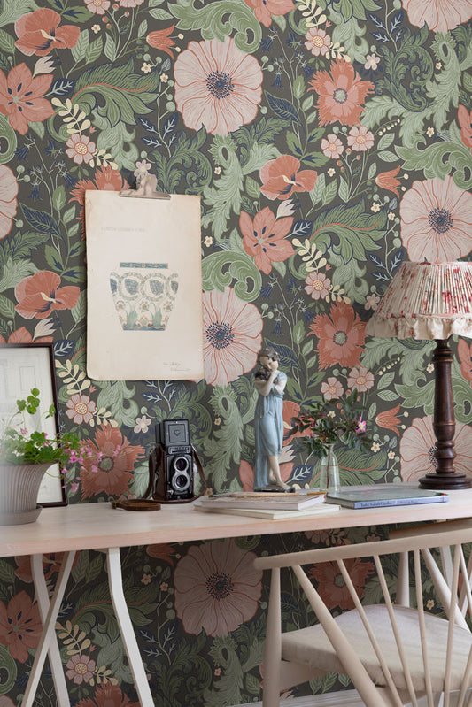 Midbec Wallpaper - Victoria - Gray 13107