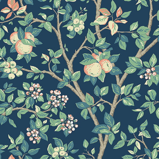 Borastapeter Tapete - Ingrid Marie Apple 7651 - Mitternachtsblau