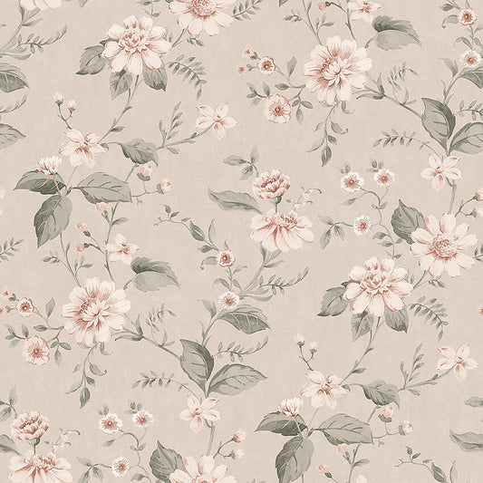 Borastapeter Wallpaper - Laura's Cottage - Dusty Pink