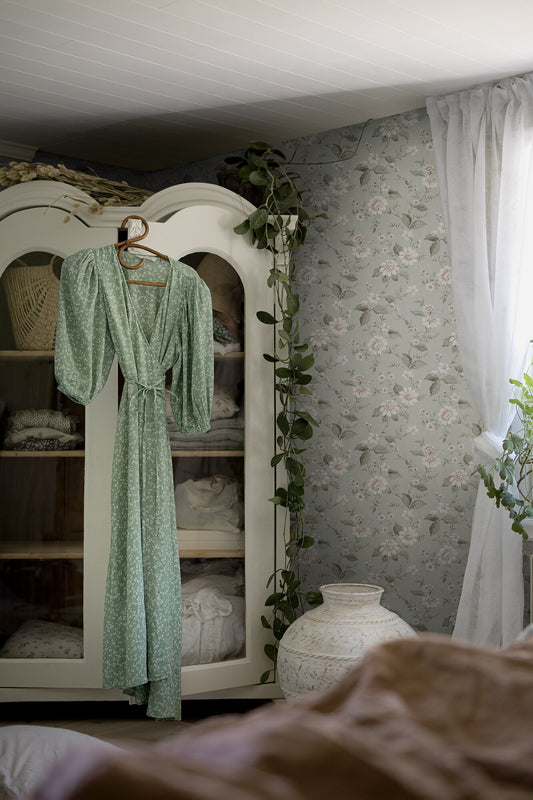 Borastapeter Wallpaper - Laura's Cottage - Green