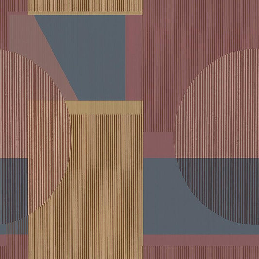 Geometrisch Behang - Art Deco - Multi