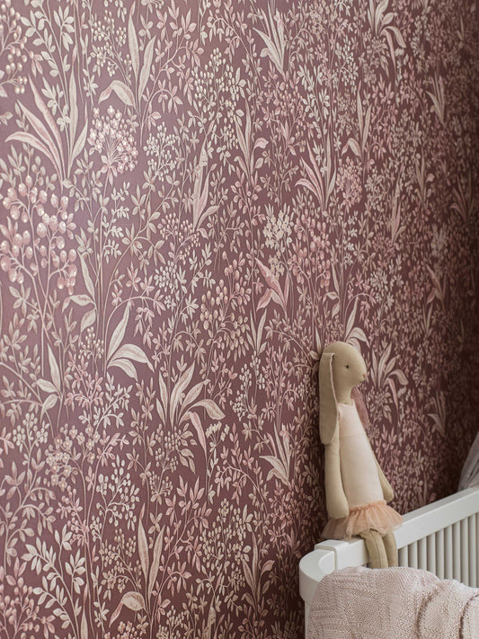Borastapeter Wallpaper - Nocturne 7268 - Rose