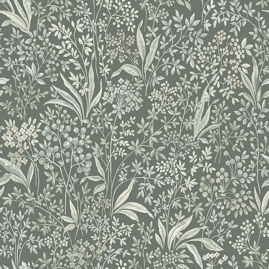 Borastapeter Wallpaper - Nocturne 7270 - Dark Green