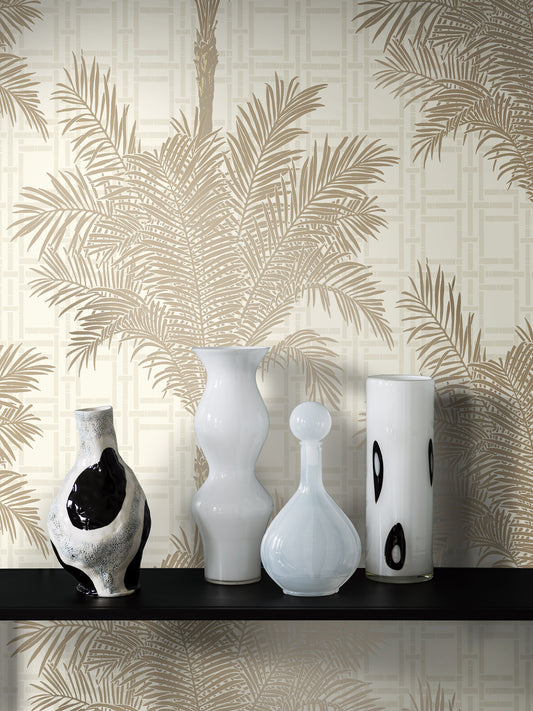Behang - Copacabana Boom - Witte Achtergrond