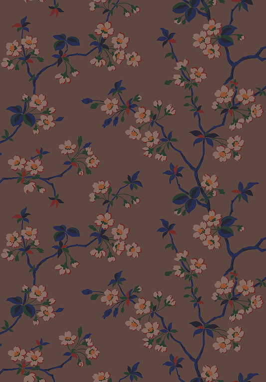 Borastapeter Wallpaper - Trädgårdsstaden - Brown