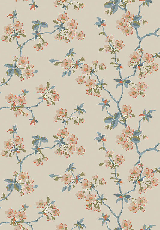 Borastapeter Wallpaper - Trädgårdsstaden - Beige