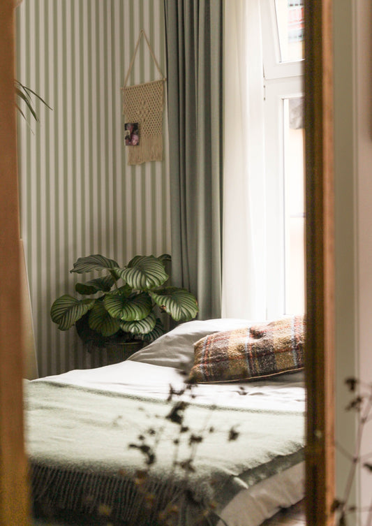 Tapetenstreifen - Französisch - Grün