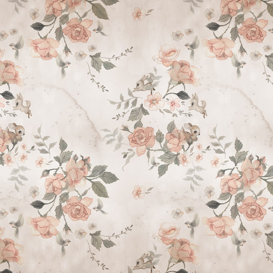 Kinderkamerbehang - Land of Roses van Mrs Mighetto