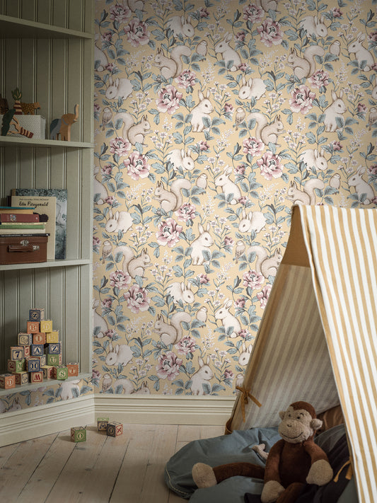 Kwekerij Behang - Magic Forest - Geel