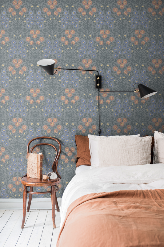 Midbec wallpaper  - Bellis - blue