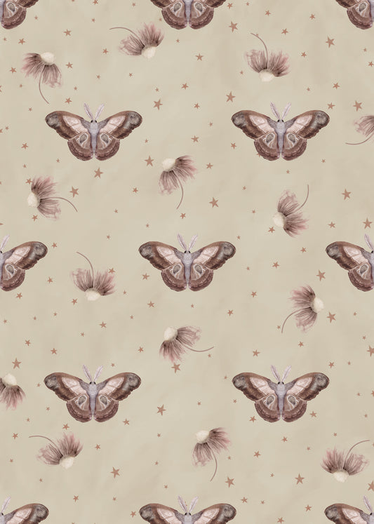 Kinderkamerbehang - Ophelia's Dream - Dusty Beige
