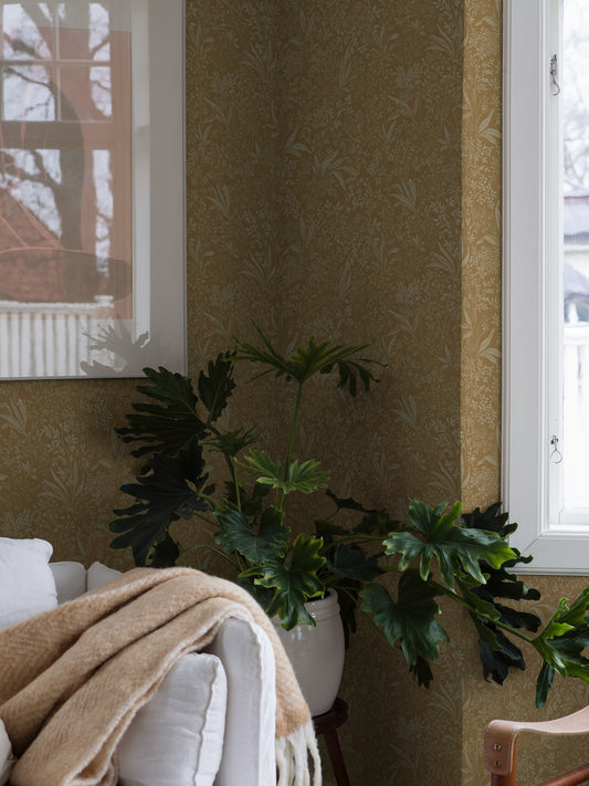 Borastapeter Tapete - Nocturne 2022 - Gelb