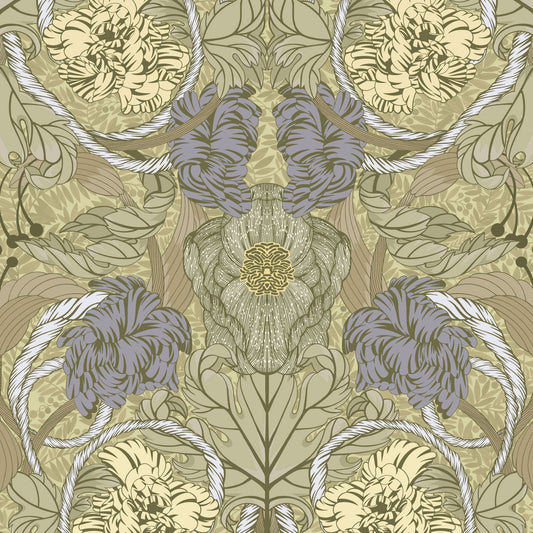 Summer Gray Tapete - Cecilia - Olive