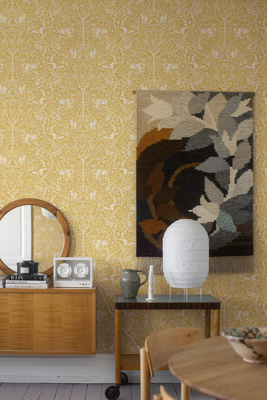 Borastapeter Wallpaper - Under the Elder Tree 2048 - Yellow